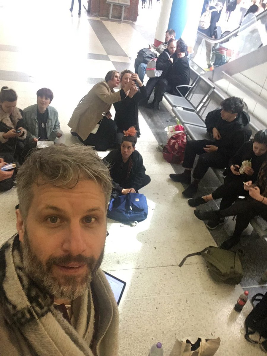 Preparing launch of #opensenses at LiverpoolStreet station!