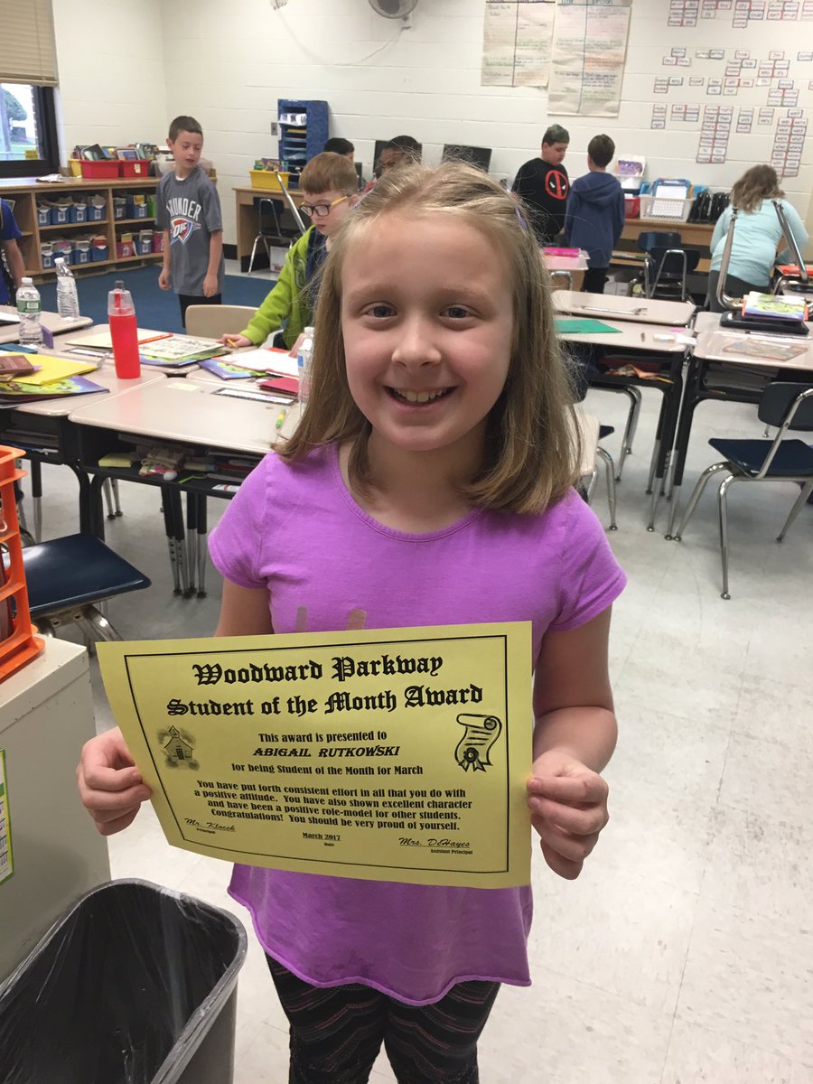 Congratulations to our student of the month! <a href="/WWP_Dalers/">WWP_Dalers</a>