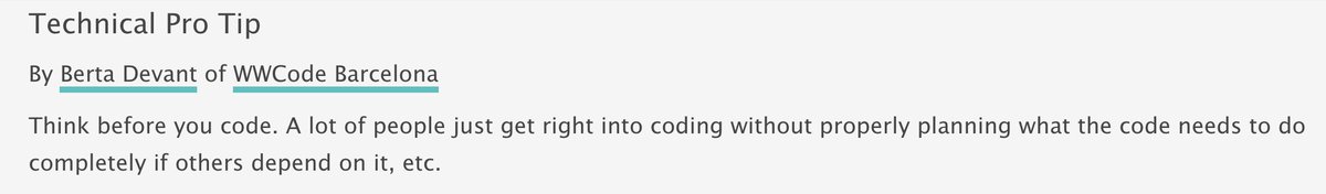 WWCodeBarcelona's tweet image. Director of #wwcodeBCN gives this weeks #techProTip on #makerBytes blog at @WomenWhoCode buff.ly/2pFy0qb RT with your #techTips