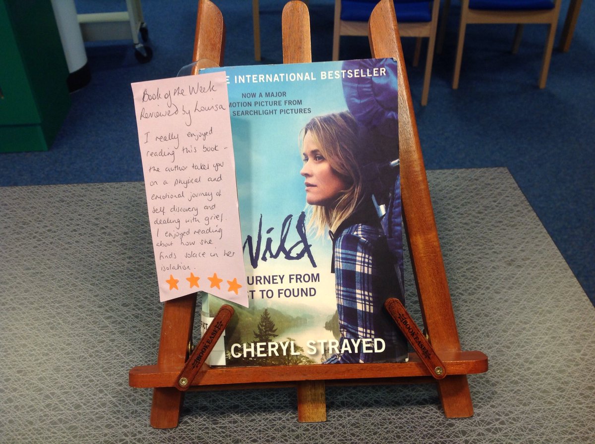 Borrow our #bookoftheweek Wild 🦁by Cheryl Strayed has been review by Louisa, our Senior Library Assistant ⭐️⭐️⭐️⭐️