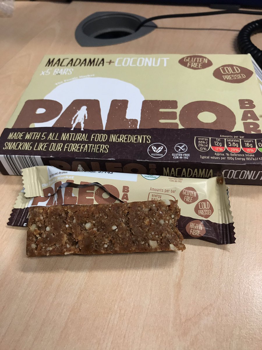 JamesWatson78's tweet photo. @AldiUK I have gone and opened my Paleo Bar to notice someone has had a bite off the end of it. One un happy customer! Please explain. https://t.co/gZlsmocf0v
