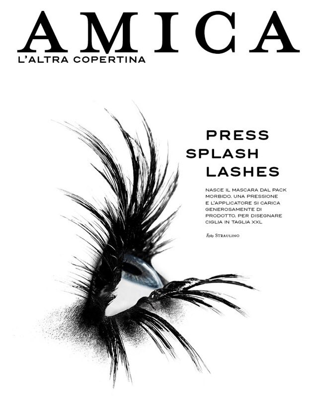 amicamagazine's tweet photo. #laltracopertina #beautycover #amicamaggio mascara @Dior pic #alexanderstraulino text @CarlaFerron https://t.co/oaQ4pC3TZC