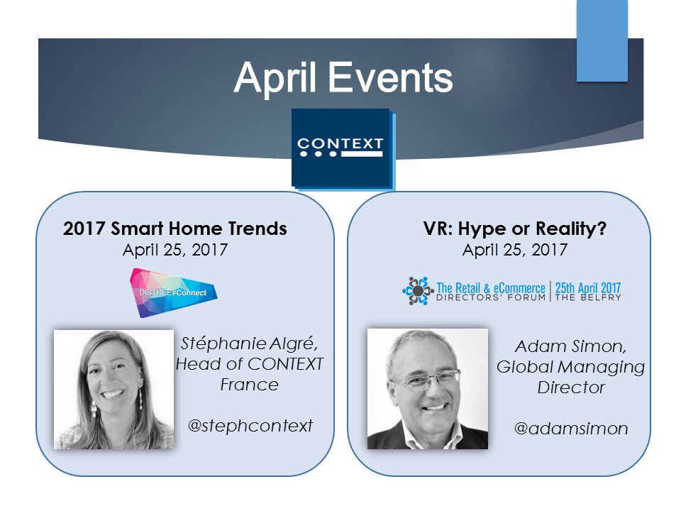 contextworld's tweet photo. Connect with us at #ConnectDays and #TRF17! @contextworld will be at @DISTREE_Connect and @TheRetailForum https://t.co/C2HNrzRRmi