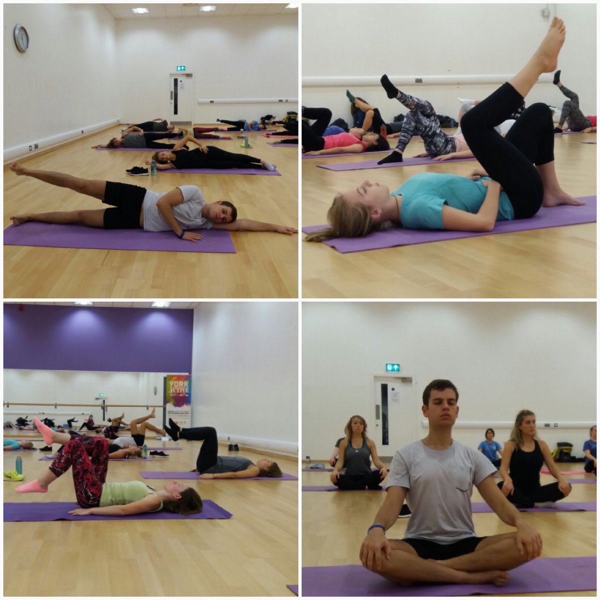 yorkactive's tweet image. Need a relaxing work or revision break?
Head to pilates 12-12:45 in the dance studio. 
A perfect way to stay fit and unwind.
