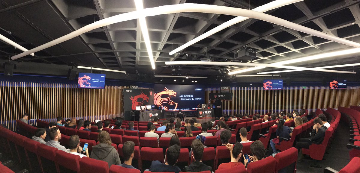 udit_es's tweet photo. Continúa la #ESNEGamesWeek! Un placer contar con @MSI_IBERIA y sus innovadoras tecnologías! https://t.co/mQMoHOsS1m