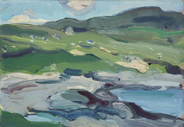 NatGalleriesSco's tweet photo. The bright and free-flowing Barra (1903) by the Scottish Colourist SJ Peploe 
https://t.co/3BFlSAnhV2 https://t.co/WpYn0XbnfG