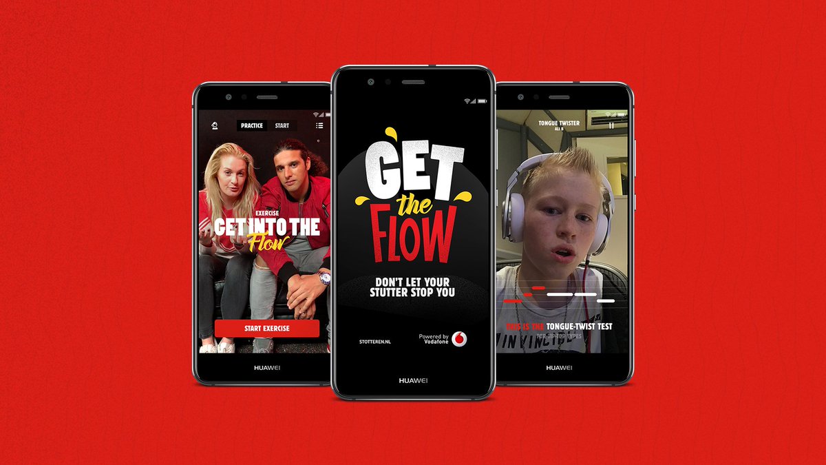 Together with Vodafone we created ‘Get The Flow.’ A fun app that helps children who stutter to speak more fluently youtube.com/watch?v=5BeXvB…
