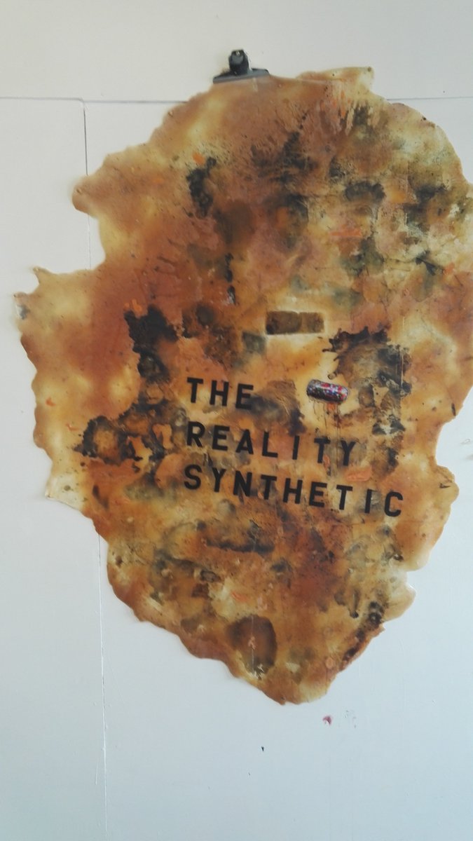morayhillary's tweet photo. "Topological Noise", work in progress. Acrylic on resin/latex. https://t.co/usyFiQYmVH