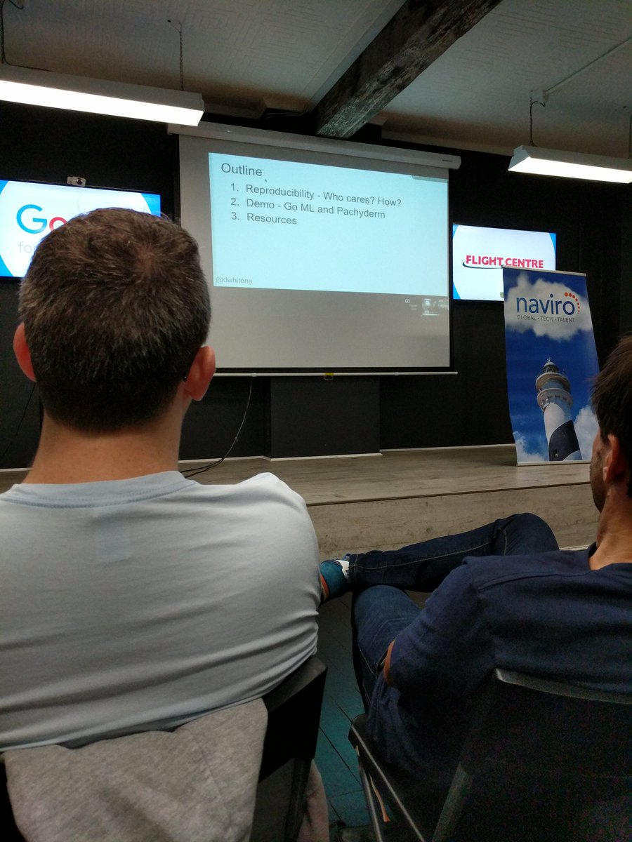 Twitchyliquid64's tweet photo. @dwhitena speaking at #sydgo about machine learning and #Golang https://t.co/lBjoUIz9Xc