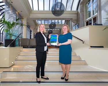 GreenKeyEngland's tweet photo. .@KeepBritainTidy are pleased to present our first #GreenKeyInt award to @LM_Piccadilly and @SheratonSkyline @starwooduki_pr https://t.co/r4GuVUvIhV