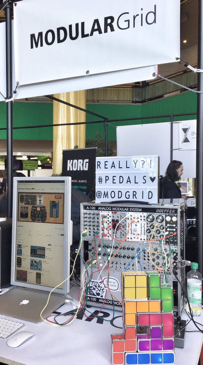 Ostmuppet's tweet image. We are ready to rumble. #Superbooth17 #modulargrid