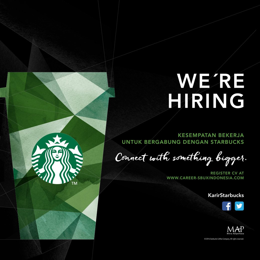KarirStarbucks's tweet photo. Mari di cek #WalkInInterview #Surabaya #Bali #Solo #Yogya
Setelah apply online, pantau email kalian sampai 4 minggu ke depan yah.
Good Luck! https://t.co/hPihq1CDBO