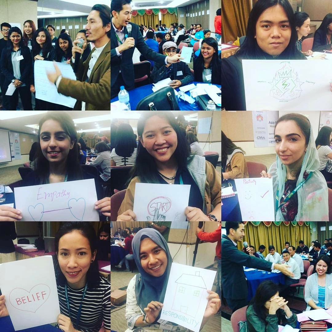 Dr Teh <a href="/suthye/">Teh Su Thye</a> conducting a leadership workshop on 'Strength Finder' which helps the youth identify their gift &amp; use for greater good #GPYE