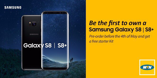 MTN Nigeria auf Twitter: „Join the trendsetters. Pre-order a Samsung Galaxy  S8/S8+ before 4th of May&amp;get a free starter kit. Visit  https://t.co/OFq2cQFyao to register https://t.co/XQ2DhiktS6“ / Twitter