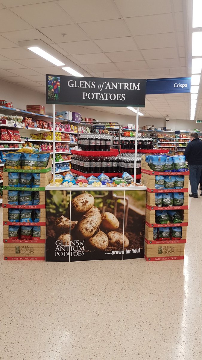 shindigscrisps's tweet photo. Today we are in Tesco Knocknagoney in Belfast! Pop down to the crisp aisle &amp; sample our new THICK CUTS!
#tesco #crisps #goacrisps #new https://t.co/D2lPYKoejK