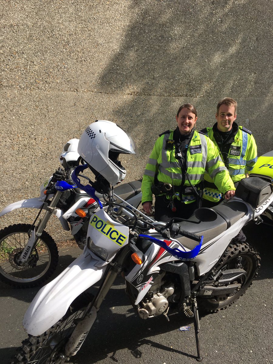 Off road bikes and traffic out today as part of #crayvalleyeast multi agency community day #mopac