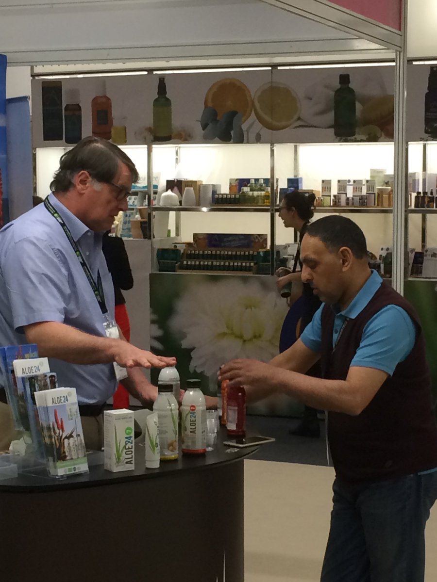 Aloe247's tweet photo. #ThrowbackThursday Totally Wild Team @NatProductsShow beg April.Aloe 24/7 range &amp; TW juice blends received positive feedback.Thank you all https://t.co/cibnwbBStA