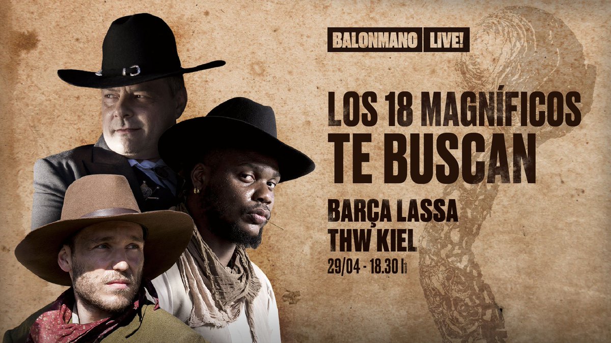 🎥 <a href="/FCBhandbol/">Barça Handbol</a> - <a href="/thw_handball/">THW Kiel</a>: Palabra de sheriff 🤠 ➡️ ow.ly/x1Qm30b0FIB #HandbolLive