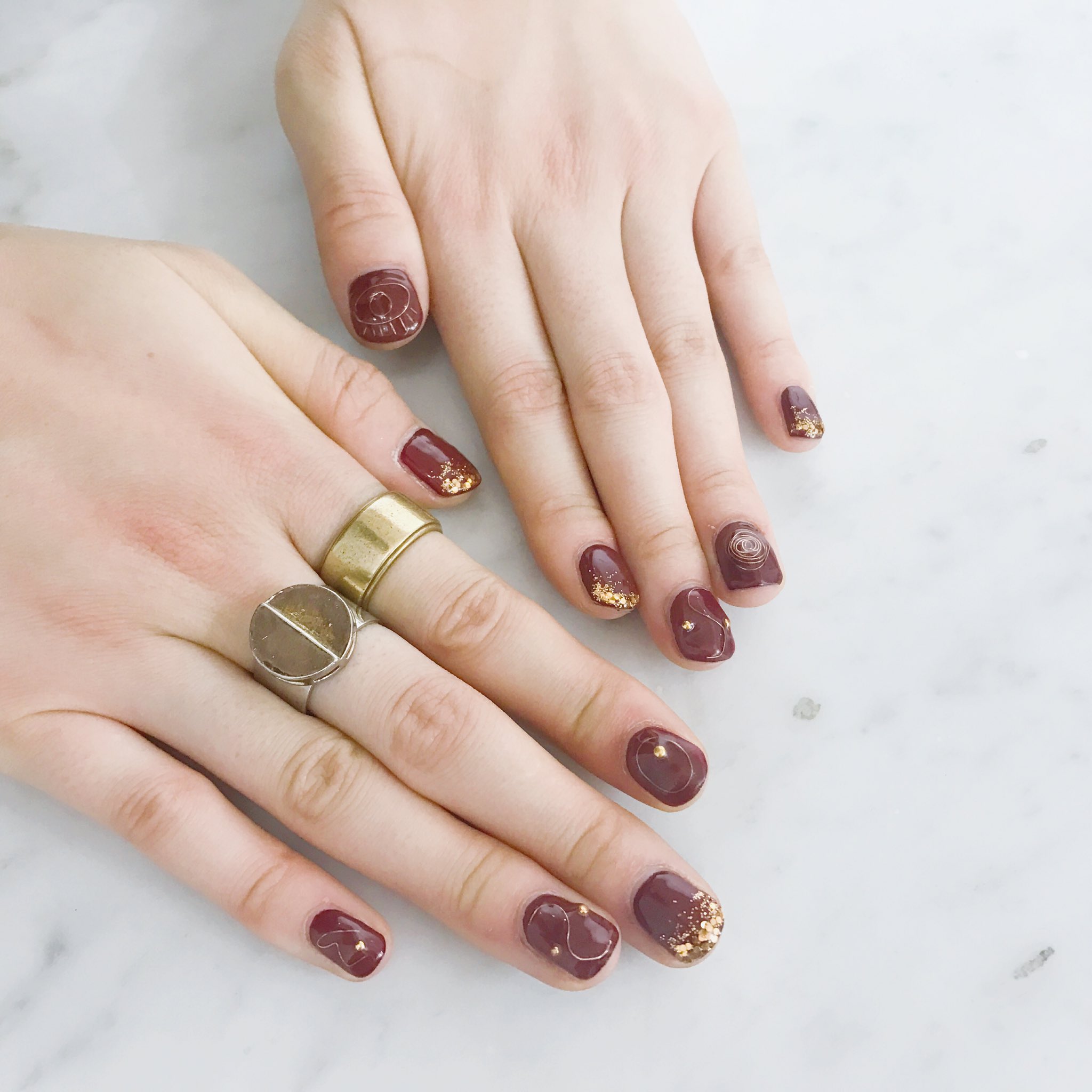 Rid Dle Fromラフォーレ原宿 Kose S Nail Bordeaux Gold Riddlefrom Laforet Harajuku New Bordeaux Gold Nail T Co 9ts3zylpdp Twitter