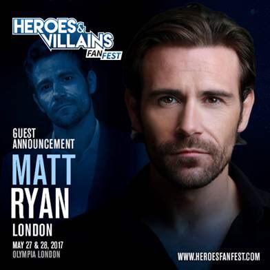 mattryanreal's tweet photo. London calling. Looking forward to seeing everyone #HVFFLondon https://t.co/3SzceHr0eR