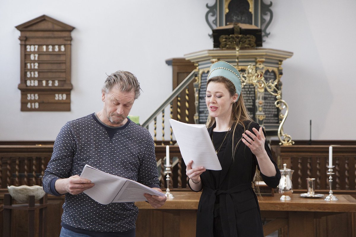 Loosduinlicht's tweet photo. GRAVIN-in-wording test akoestiek Abdijkerk #Loosduinenleeft. Première 12 mei met Pauline Krikke. TICKETS 20,-  https://t.co/QGbQbNCgkl https://t.co/LymMZioHnt