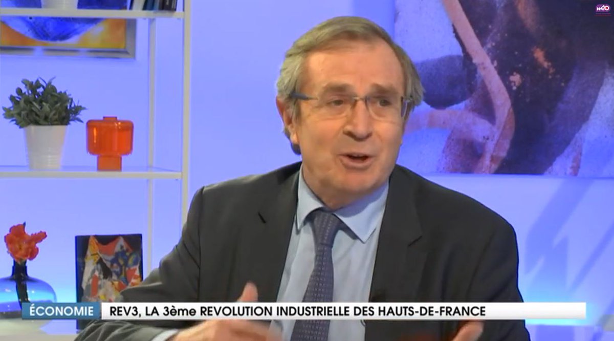 rev3's tweet photo. Les @hautsdefrance, pilotes d'une économie durable et connectée ! L'interview de @PhVasseur à voir sur @WEO_TV  https://t.co/7ubC6s85X7 https://t.co/ie04hNGtqa