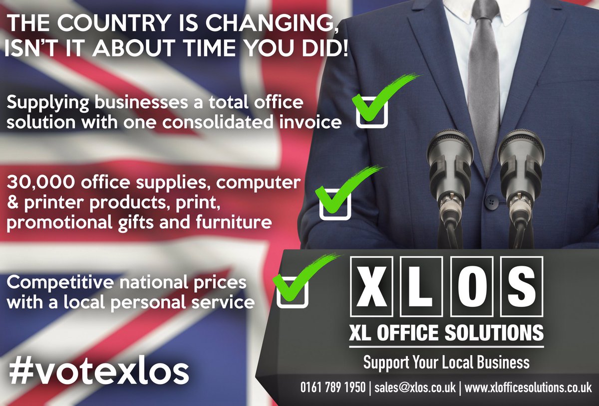 xl_office's tweet photo. The country is changing, is it about time you changed your office suppliers?
#xlos #votexlos #generalelection #goverment #ukelection https://t.co/AXJf8AmjrK