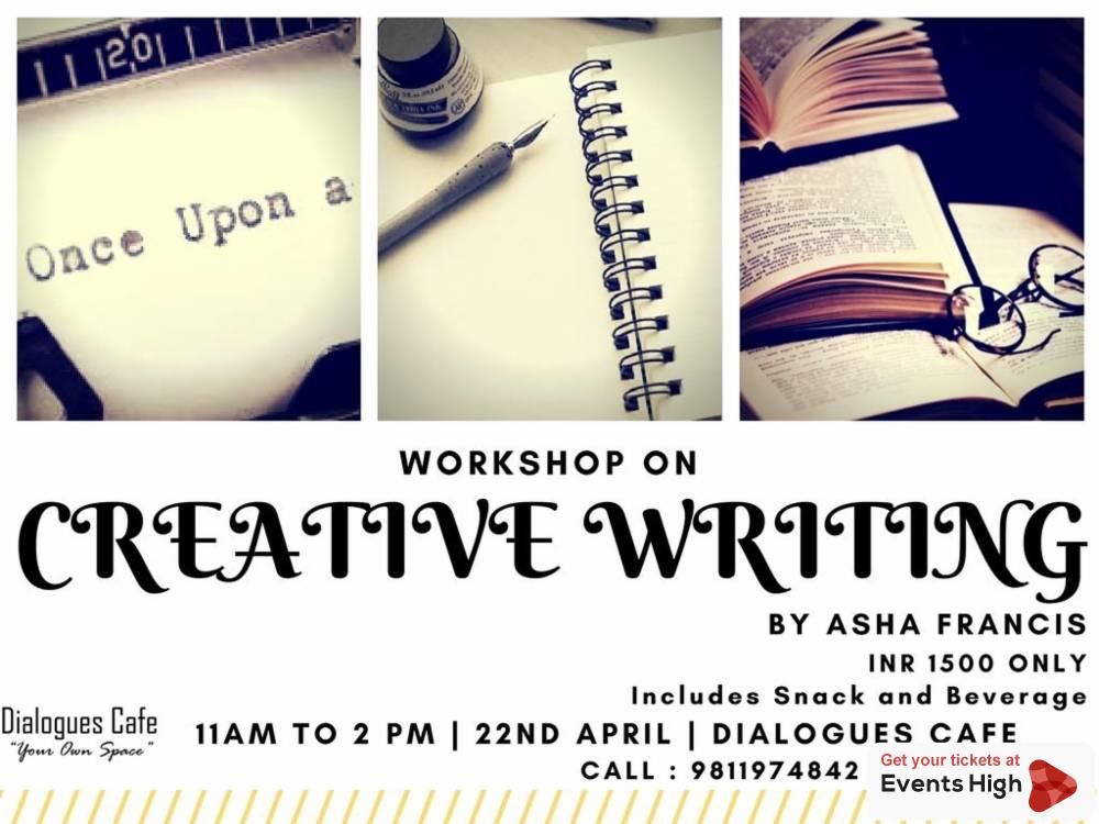 #Bangalore
#Creative #writing is an #art. Learn it at @Dialoguescafe on 22 Apr 11am.
Register: buff.ly/2pFUnMj
#workshop #classes