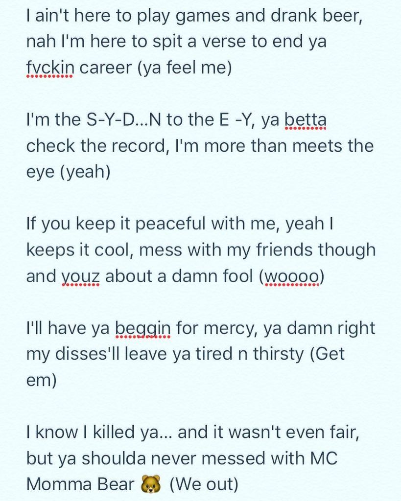 kingmac84's tweet photo. IDK how good this #rapverse is but I only did it for fun, so whatever… 😂🤣 #hiphopfan #randomassshit #musicisjoy https://t.co/X6oEXQLHyK https://t.co/qoJUtkdh73
