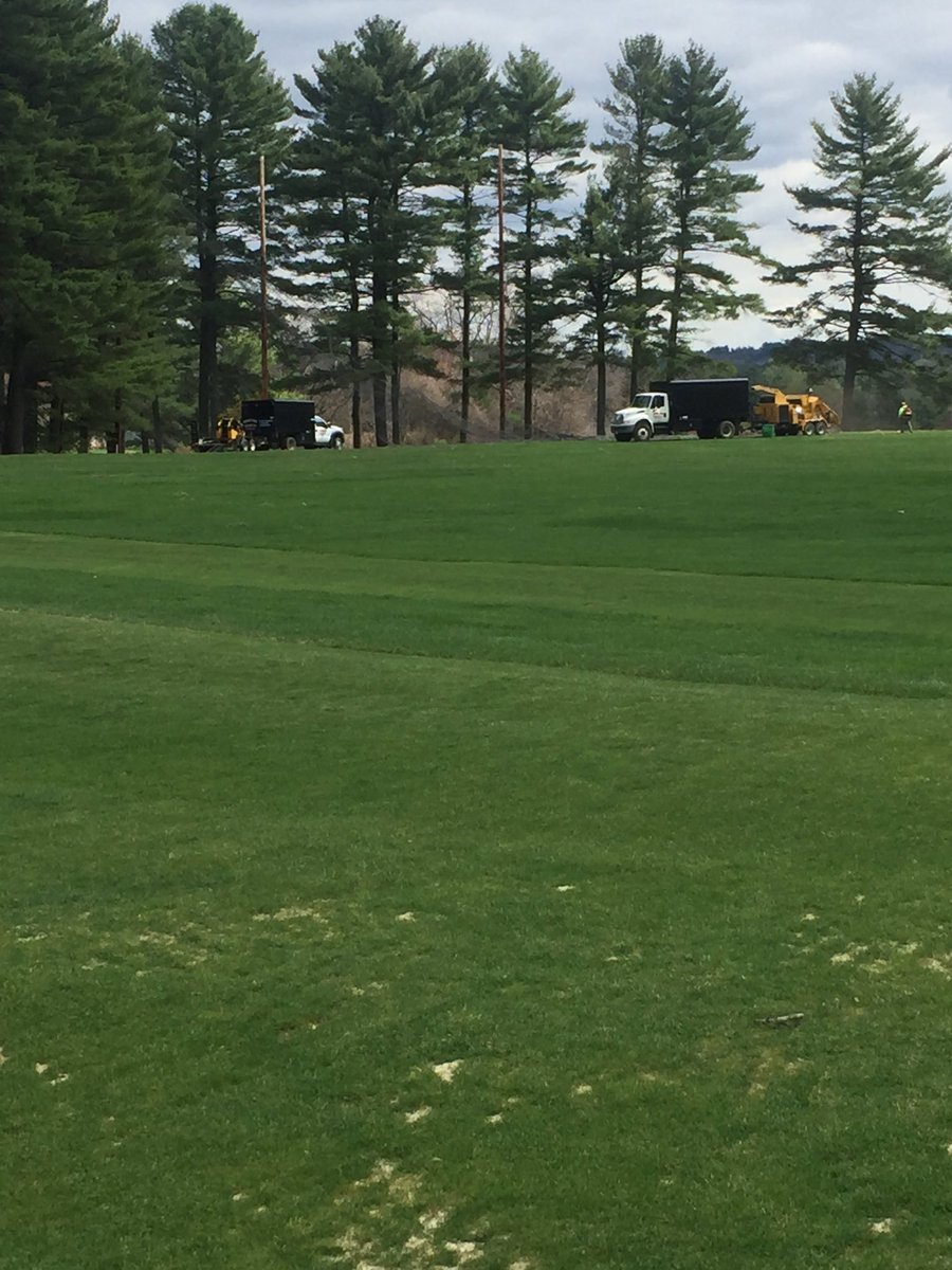 FerrisTreeSvc's tweet image. On the golf course today!!  Literally....