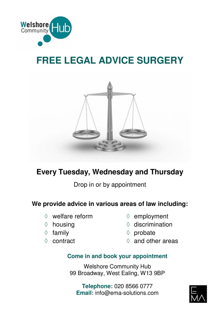 WelshoreHub's tweet photo. Need some legal advice? Call to make an appointment.

https://t.co/CiEXzGuZkw https://t.co/AC9lDD48Ev