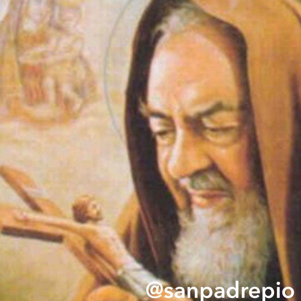 Bendita la crisis que te hizo crecer, la caída que te hizo mirar al cielo y el problema que te hizo buscar a Dios. Padre Pio   Paz y bien!RT