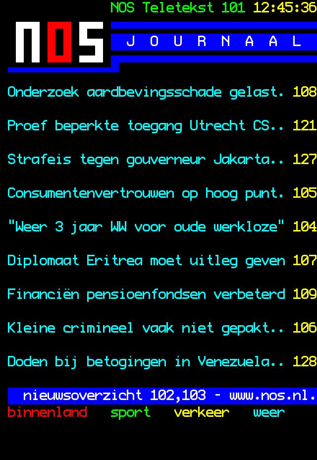 calodder's tweet image. Gedeeld via: nos.nl/ttappo