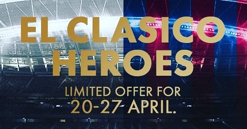 toor_89's tweet photo. Vuelve el Clásico!!! (sin Leyendas) #MyClub #PES2017 #clasico #heroes #nolegends https://t.co/hPdvB0JlHZ