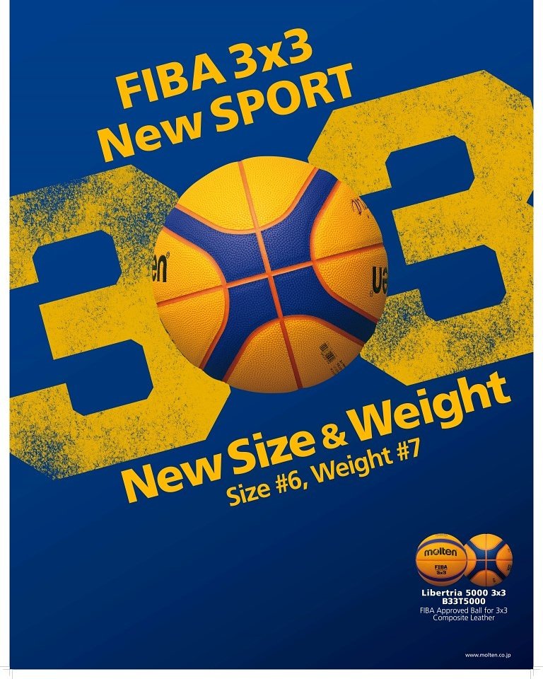 3x3UrbanLegends's tweet photo. 3x3 Urban Legends' official ball! https://t.co/29MJoltTVf