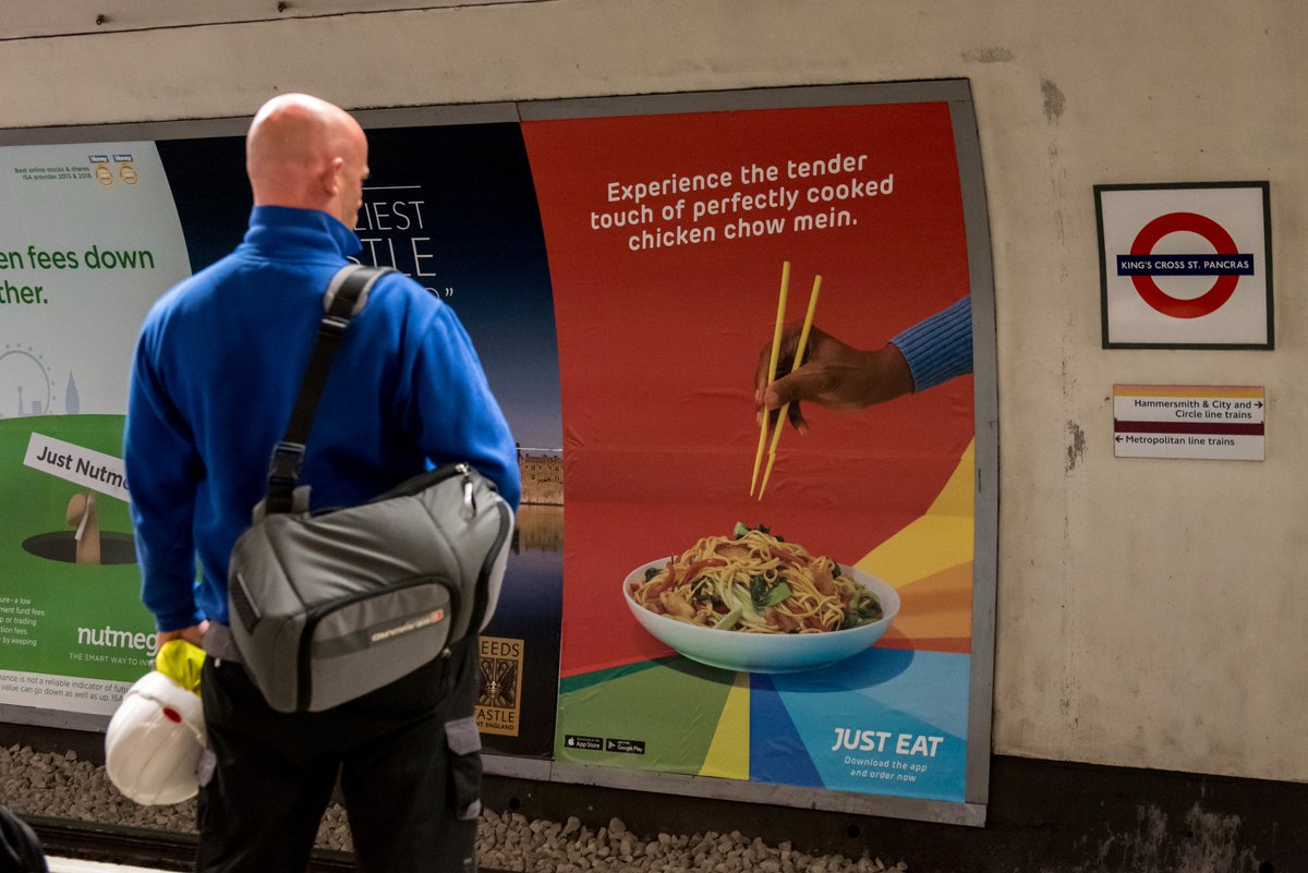 daveking27's tweet photo. 6 in 10 find ads on London Underground a welcome distraction #EngagementZone https://t.co/kAi9uxhXyq