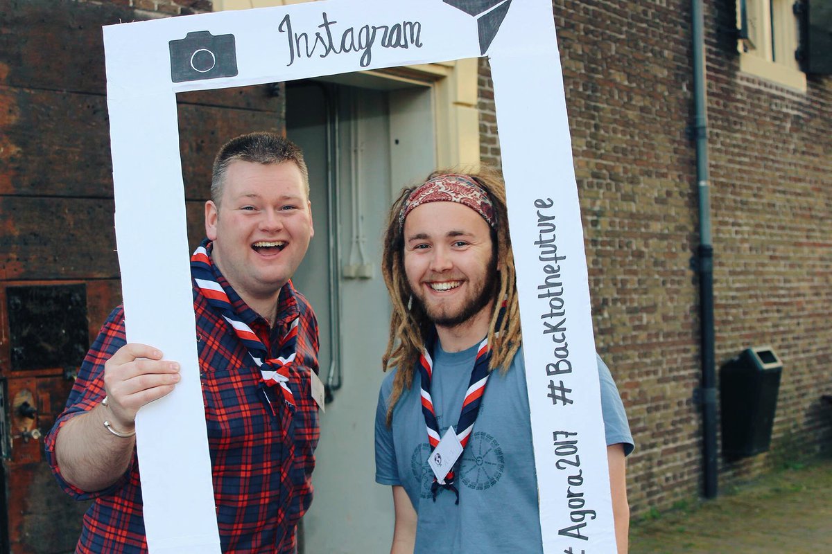 ukscoutnetwork's tweet photo. What does Scouting mean to you? 
Network members Ali &amp; Steven are at #Agora2017 in The Netherlands! Find out more: https://t.co/efPoNpeuOX https://t.co/Xd7Fhso4un