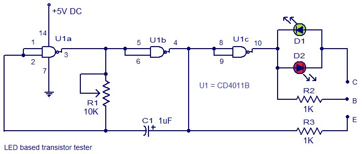 elprocus's tweet photo. LED based #TransistorTester uses two LEDs for displaying the condition of a transistor.
Contact us: https://t.co/1JmZmrM1c6 https://t.co/urG7s6aKJW