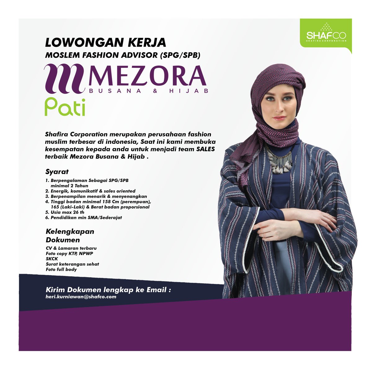 HRD_Shafco's tweet photo. Halo Pati, Tuban, dan Cikupa. Detail informasinya klik gambar. #lokerspg #lokerspb #pati #tuban #cikupa #lowongankerja #spg #spb https://t.co/EZJwkMJ0L5