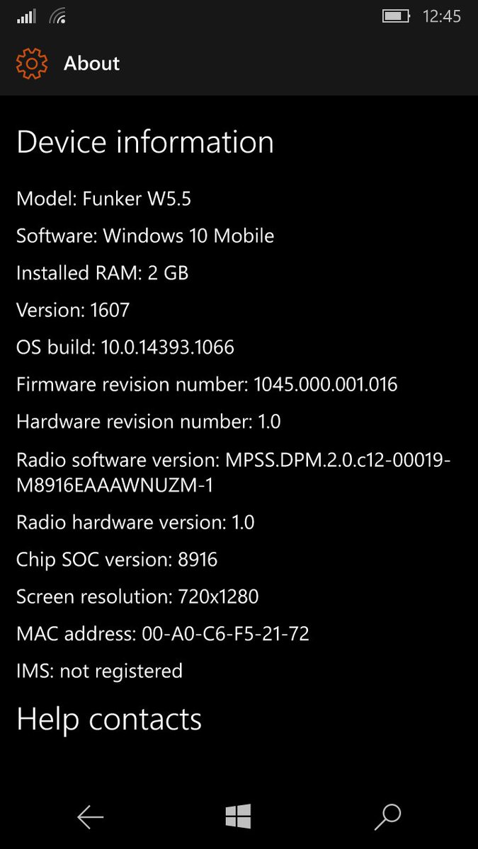 funkertech's tweet photo. New build 14393.1066 ready for Funker W5.5, please upgrade your phone for best performance. https://t.co/XN8lsLjsYt