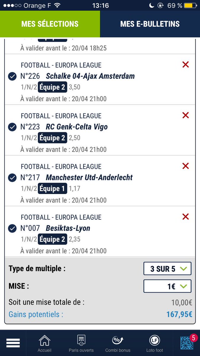 FastProno's tweet image. ⚽️ Fun du jour 

#TeamParieur #ParionsSport #Fdj #EuropaLeague