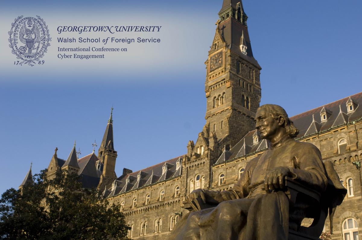 IKosciuszki's tweet photo. 24.04 Intern'l Conference on #Cyber Engagement @Georgetown z udziałem M. Hathaway i @jbswiatkowska @CyberReadyIndex https://t.co/EfnRS6dC6e https://t.co/LitP3A2hZH