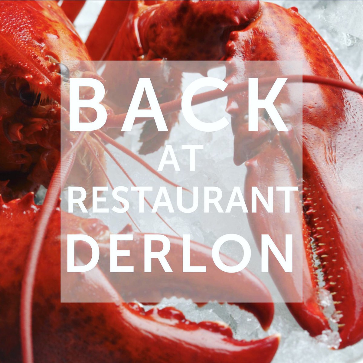 Vanaf heden weer dagelijks beschikbaar: verse Canadese kreeft! #RestaurantDerlon #maastricht