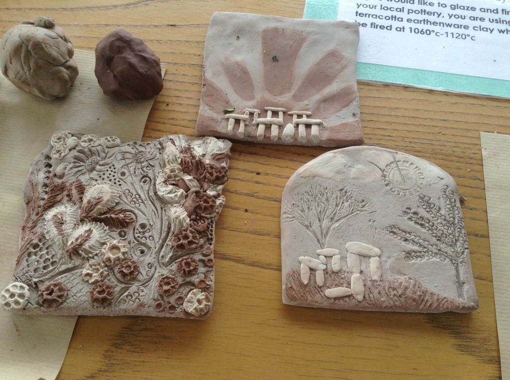 Free Ceramic Craft at Stonehenge all this week, come join us! #englishheritage #stonehenge