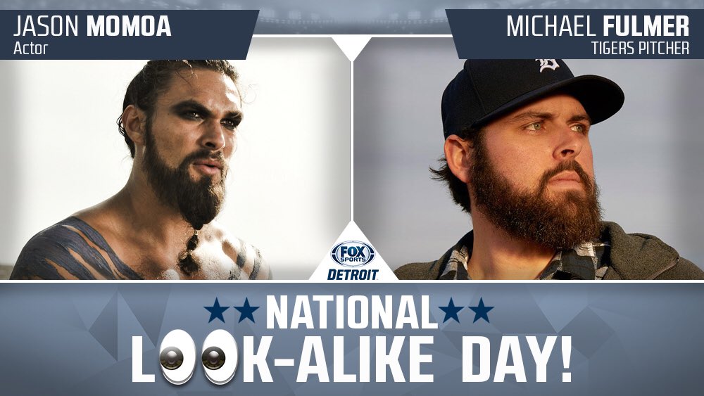 FanDuelSN_DET's tweet photo. It's #NationalLookALikeDay &amp; we've got more coming for you leading up to and on #Tigers LIVE today at noon! https://t.co/p8B6dORUSr