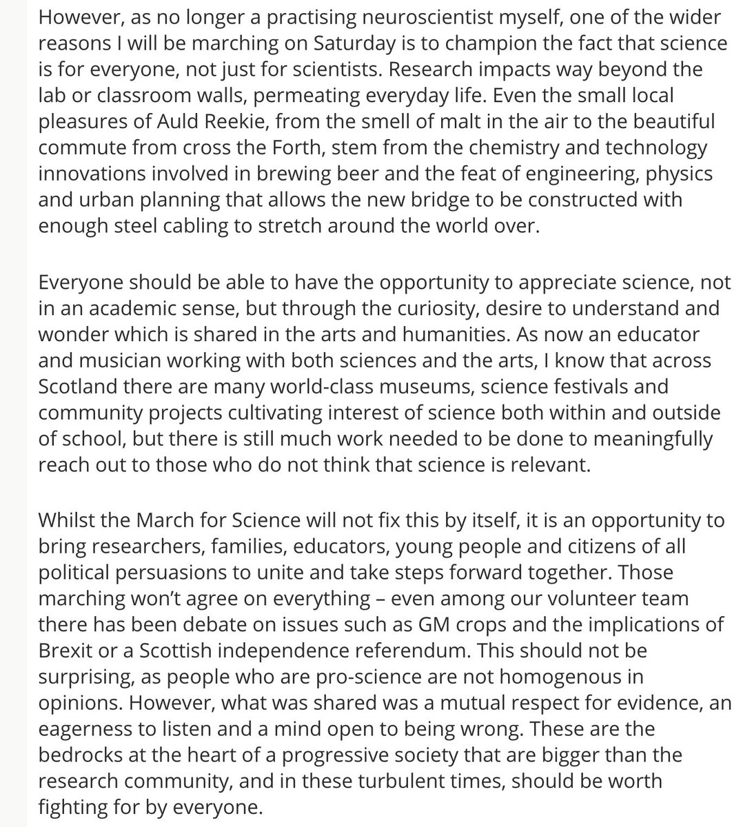 fiddleBrain's tweet image. Science is bigger than research &amp;amp; for *everyone*: Why I'm joining the #ScienceMarch #Edinburgh this Sat #AyeForSci🚀 
edinburghnews.scotsman.com/news/opinion/l…