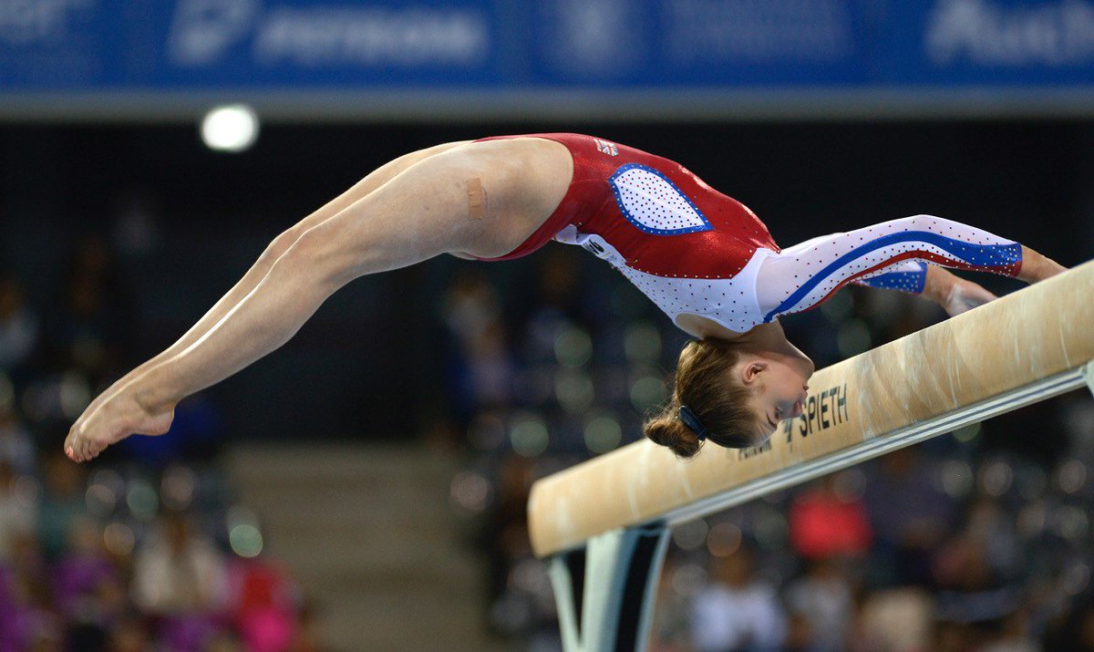 BritGymnastics's tweet photo. Love this photo! Alice Kinsella makes her way on to the beam #EChCluj2017 #beammount #gymnastics #GB https://t.co/RWJBXd98fN