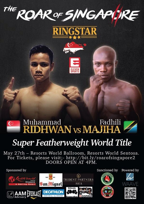 ringstarasia's tweet photo. Will Singapore Get Its first World Champion? #ringstarboxing #theroarofsingapore2 #everlast #decathlon #RESORTSWORLDSENTOSA https://t.co/K6JcavIWYP