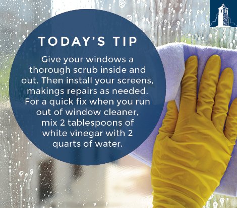 towerhillins's tweet image. With spring cleaning under way, remember to wash your windows &amp;amp; screens! #TodaysTip!