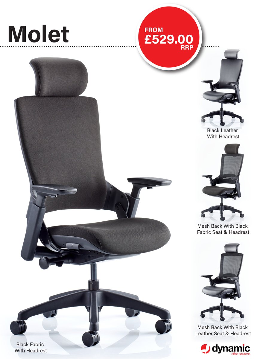 dynamicseating's tweet photo. Beautifully designed Molet Task &amp; Operator chairs now in stock!
Head over to our website for more information: https://t.co/dY2jypbWNe https://t.co/RU2EfK426j